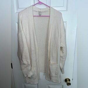 a new day Women's Cream Cardigan Sweater